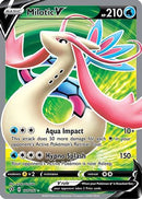 Milotic V (Full Art) 179/192  - Holofoil SWSH02 Rebel Clash - Ultra Rare