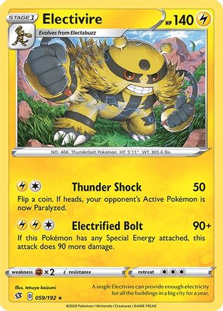 Electivire (059/192) [Sword & Shield: Rebel Clash]