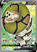 Sandaconda V (Full Art) 184/192  - Holofoil SWSH02 Rebel Clash - Ultra Rare