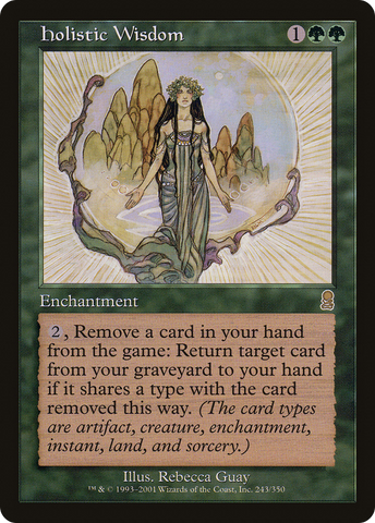 Holistic Wisdom (ODY-243)  Foil - Odyssey