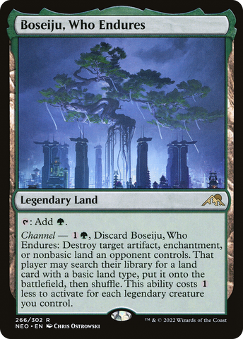 Boseiju, Who Endures (NEO-266)  - Kamigawa: Neon Dynasty