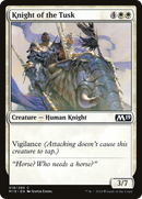 Knight of the Tusk (M19-018)  - Core Set 2019