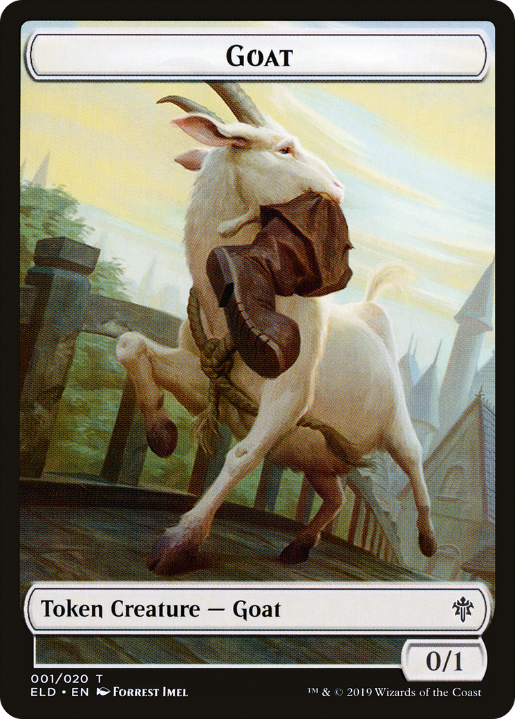 Goat (TELD-001)  Foil - Throne of Eldraine Tokens