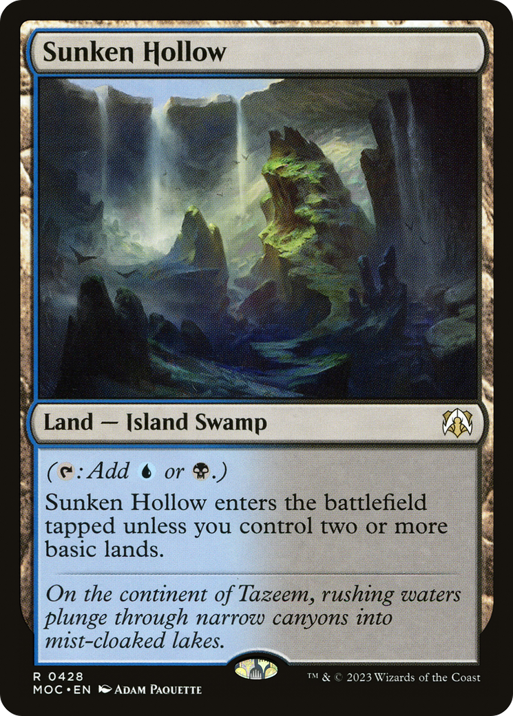 Sunken Hollow (MOC-428)  - March of the Machine Commander