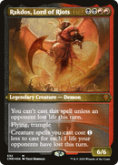 Rakdos, Lord of Riots (Foil Etched) (CMR-532) - Commander Legends Foil