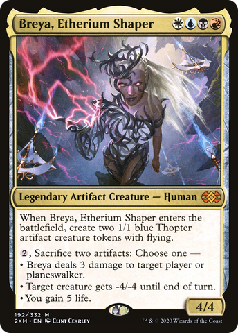 Breya, Etherium Shaper (2XM-192)  Foil - Double Masters