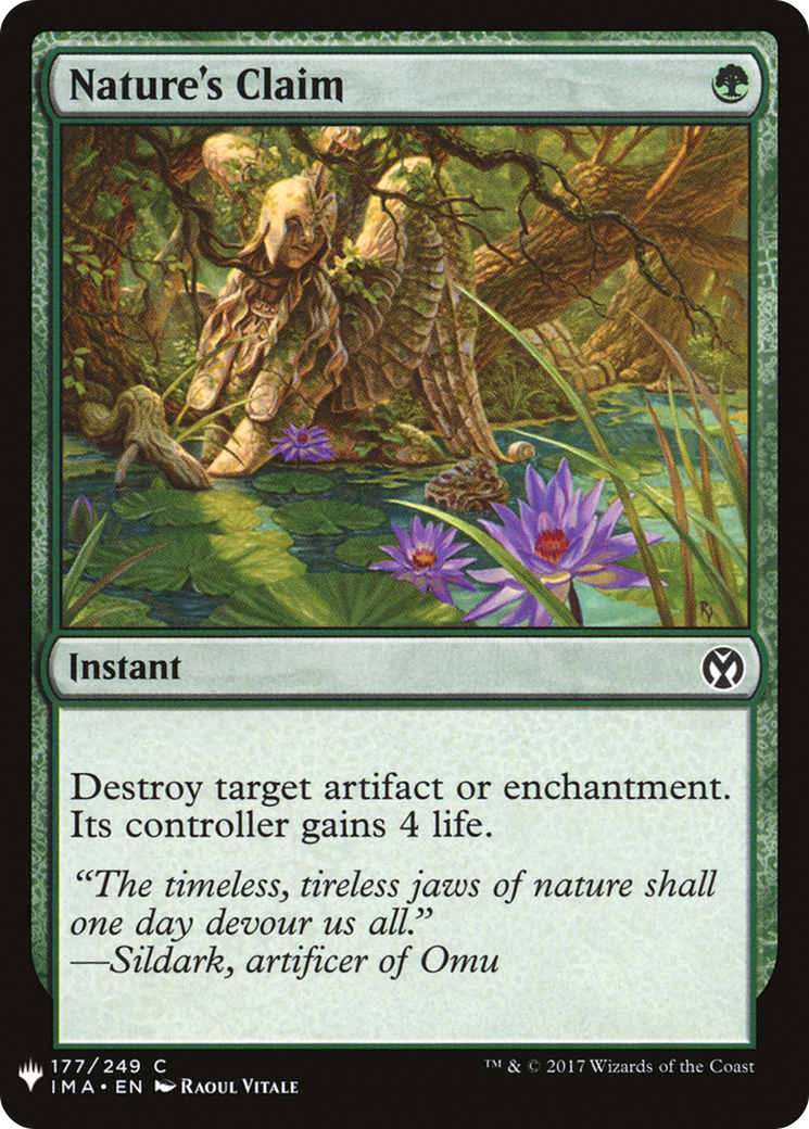 Nature's Claim (LIST-177)  - The List