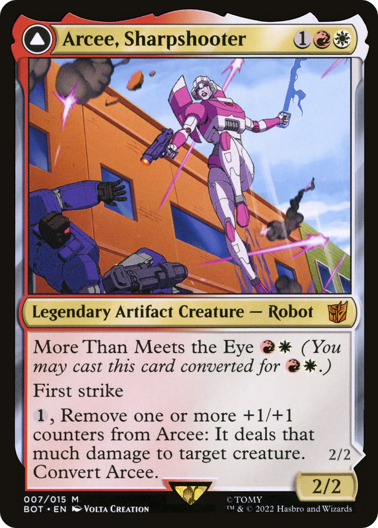 Arcee, Sharpshooter (BOT-007) - Transformers: Foil
