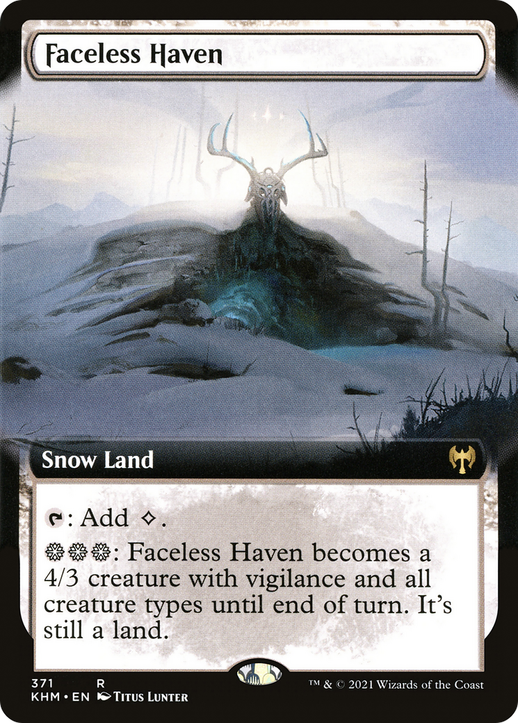 Faceless Haven (Extended Art) (KHM-371)  - Kaldheim