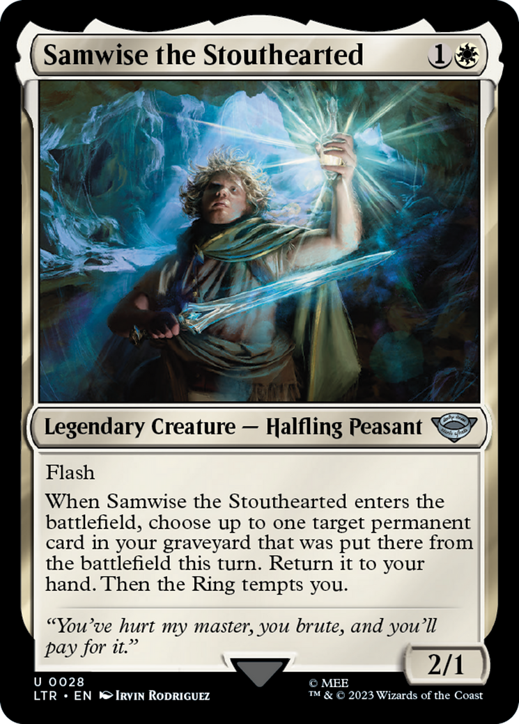 Samwise the Stouthearted (LTR-028)  Foil - The Lord of the Rings: Tales of Middle-earth