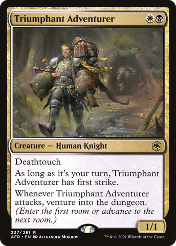 Triumphant Adventurer (AFR-237)  - Adventures in the Forgotten Realms