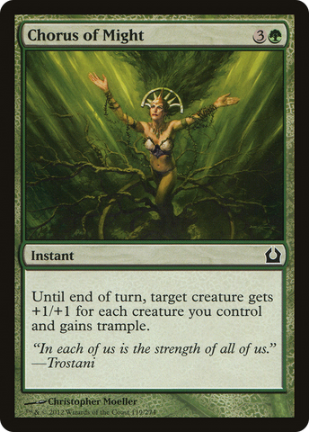 Chorus of Might (RTR-119)  - Return to Ravnica