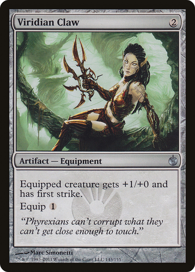 Viridian Claw (MBS-143)  - Mirrodin Besieged