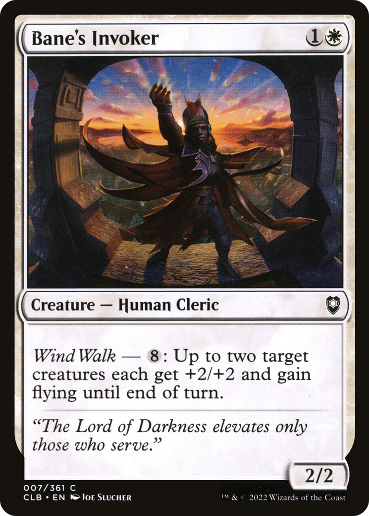 Bane's Invoker (CLB-007)  Foil - Commander Legends: Battle for Baldur's Gate