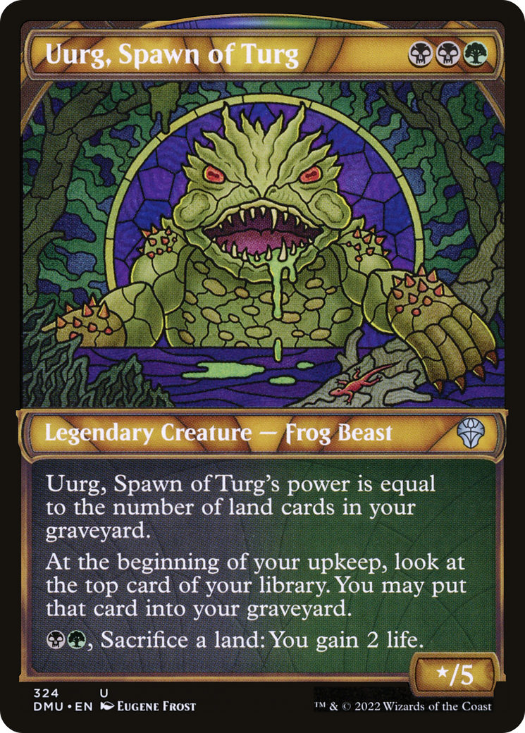 Uurg, Spawn of Turg (Showcase) (DMU-324)  Foil - Dominaria United: (Showcase)