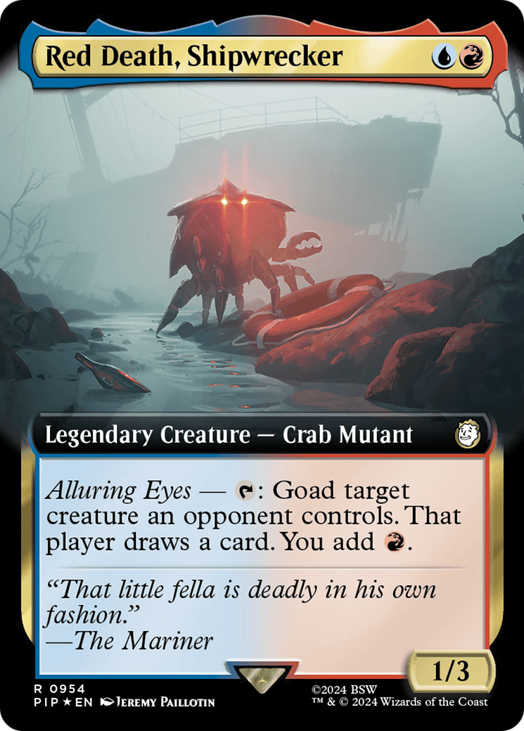 Red Death, Shipwrecker (Extended Art) (Surge Foil) (PIP-954)  Foil - Fallout: (Extended Art)