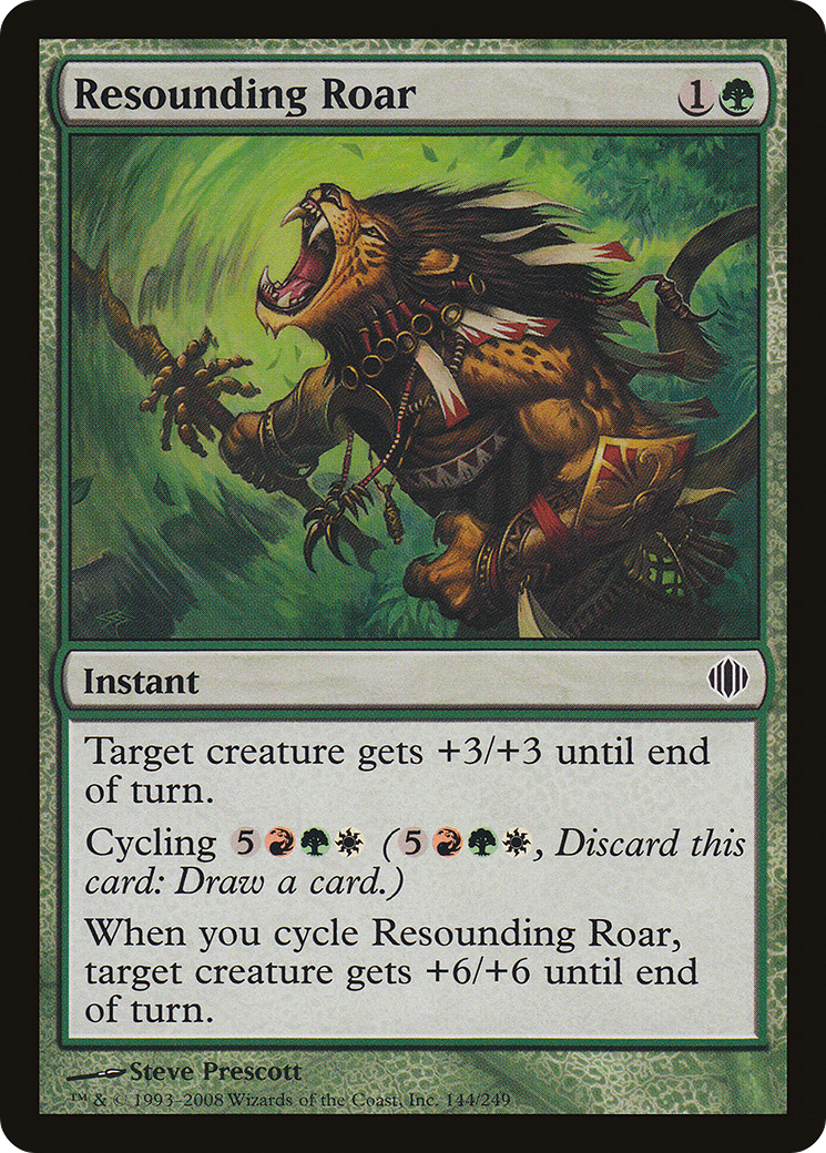 Resounding Roar (ALA-144)  Foil - Shards of Alara