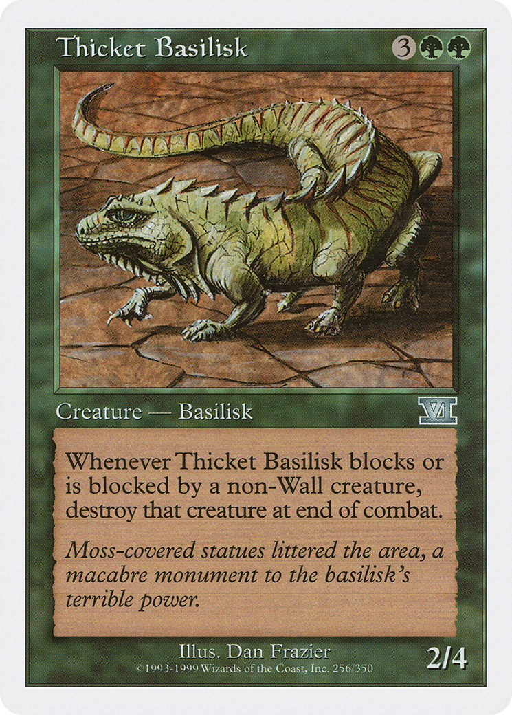 Thicket Basilisk (6ED-256)  - Classic Sixth Edition