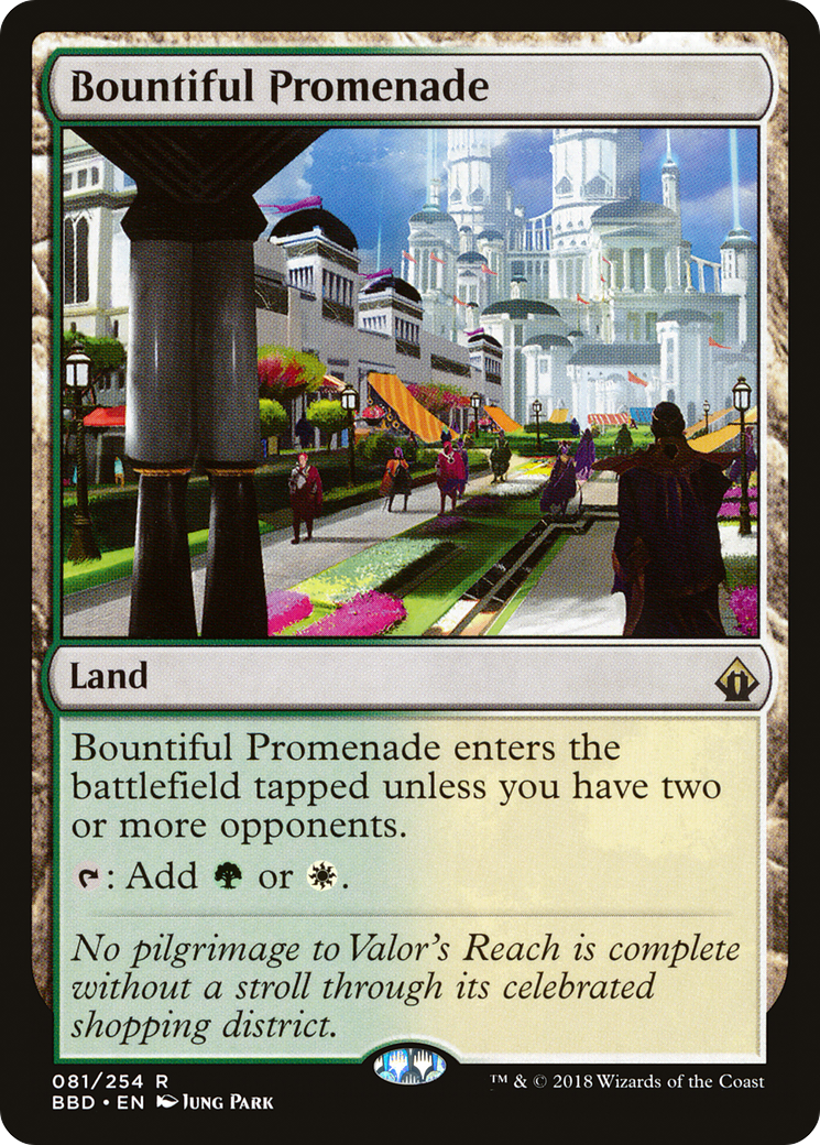 Bountiful Promenade (BBD-081) - Battlebond Foil