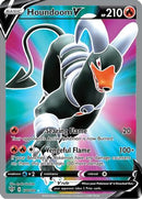 Houndoom V (Full Art) 178/189  - Holofoil SWSH03 Darkness Ablaze - Ultra Rare