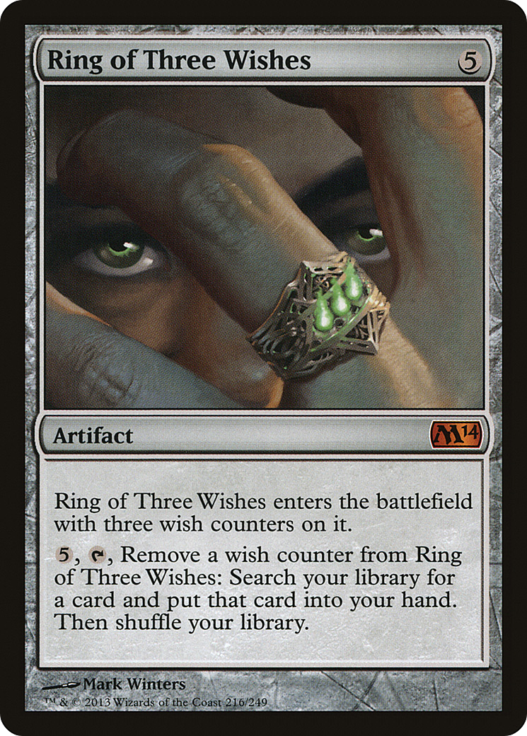 Ring of Three Wishes (M14-216)  - Magic 2014