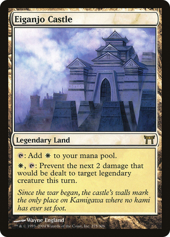 Eiganjo Castle (CHK-275)  Foil - Champions of Kamigawa