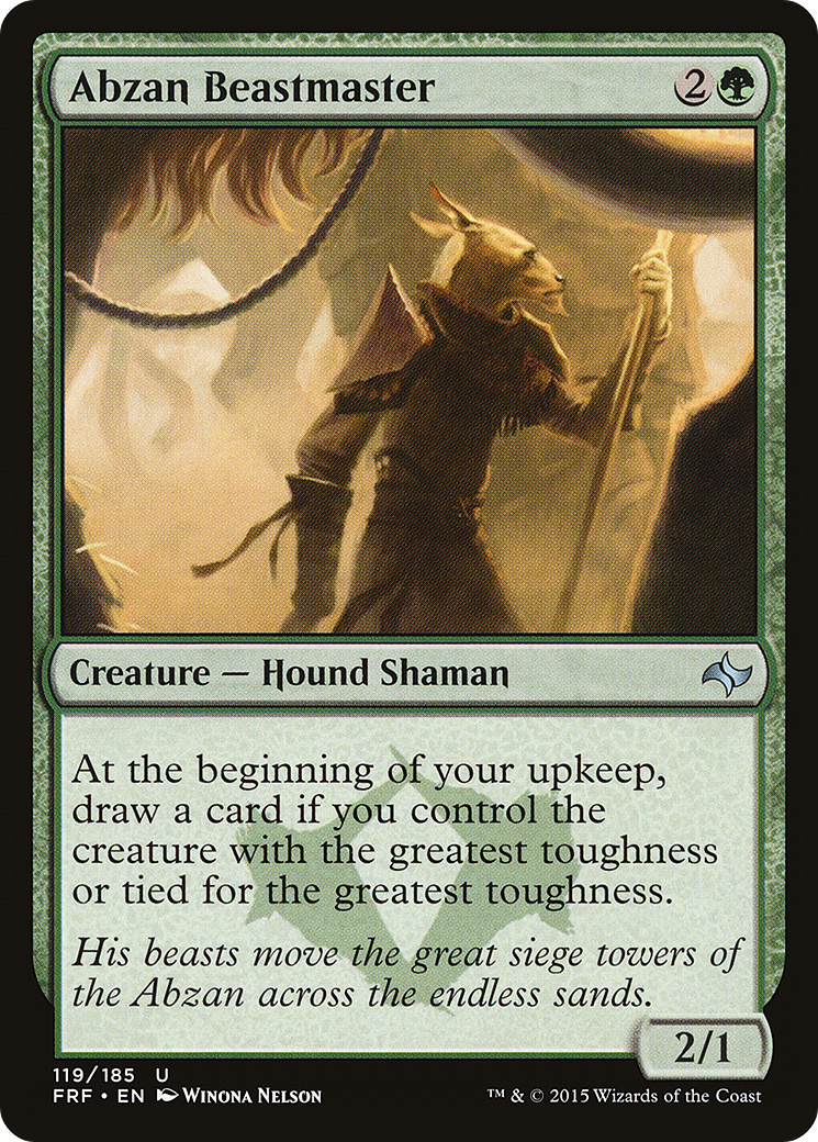 Abzan Beastmaster (FRF-119)  - Fate Reforged