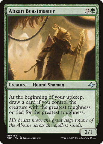 Abzan Beastmaster (FRF-119)  Foil - Fate Reforged