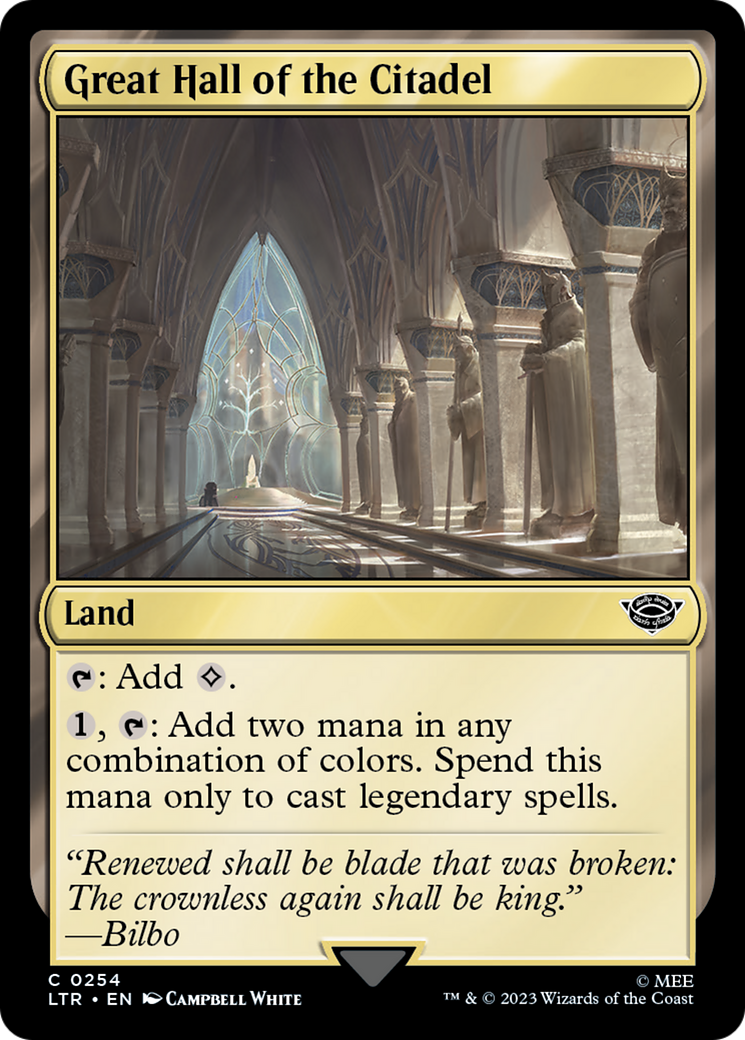 Great Hall of the Citadel (LTR-254) - The Lord of the Rings: Tales of Middle-earth