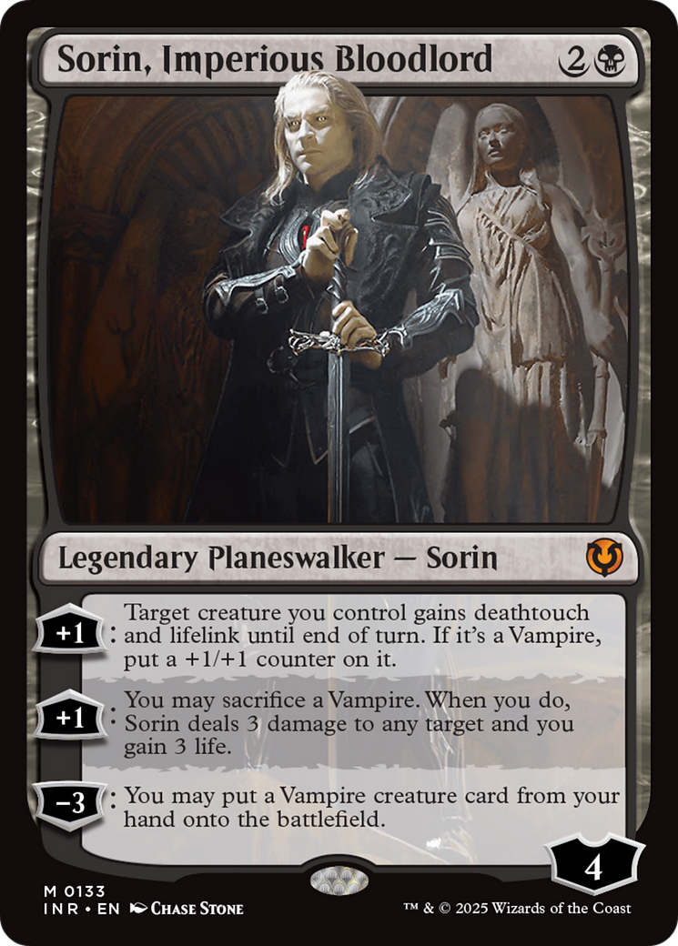 Sorin, Imperious Bloodlord (INR-133)  Foil - Innistrad Remastered