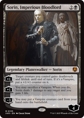 Sorin, Imperious Bloodlord (INR-133)  - Innistrad Remastered