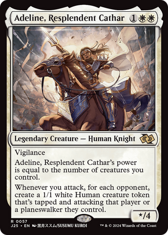Adeline, Resplendent Cathar (Anime) (J25-057)  - Foundations Jumpstart