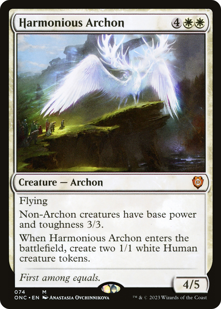 Harmonious Archon (ONC-074)  - Phyrexia: All Will Be One Commander
