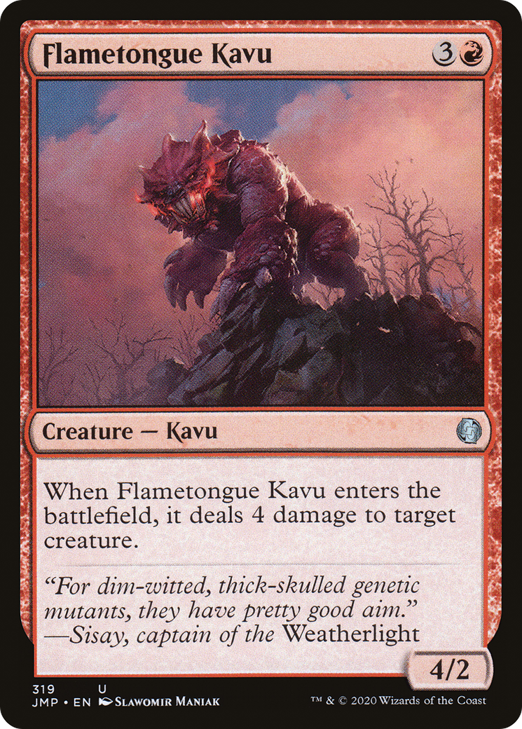 Flametongue Kavu (JMP-319)  - Jumpstart