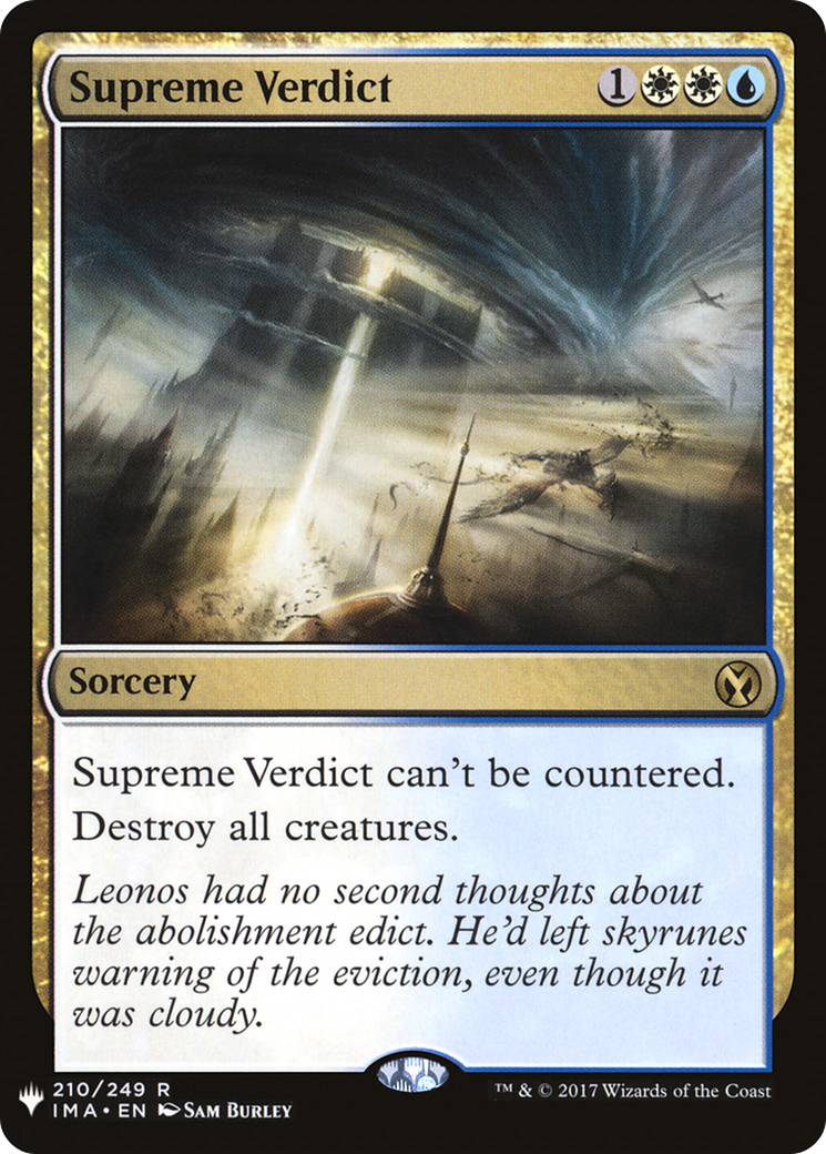 Supreme Verdict (LIST-210)  - The List