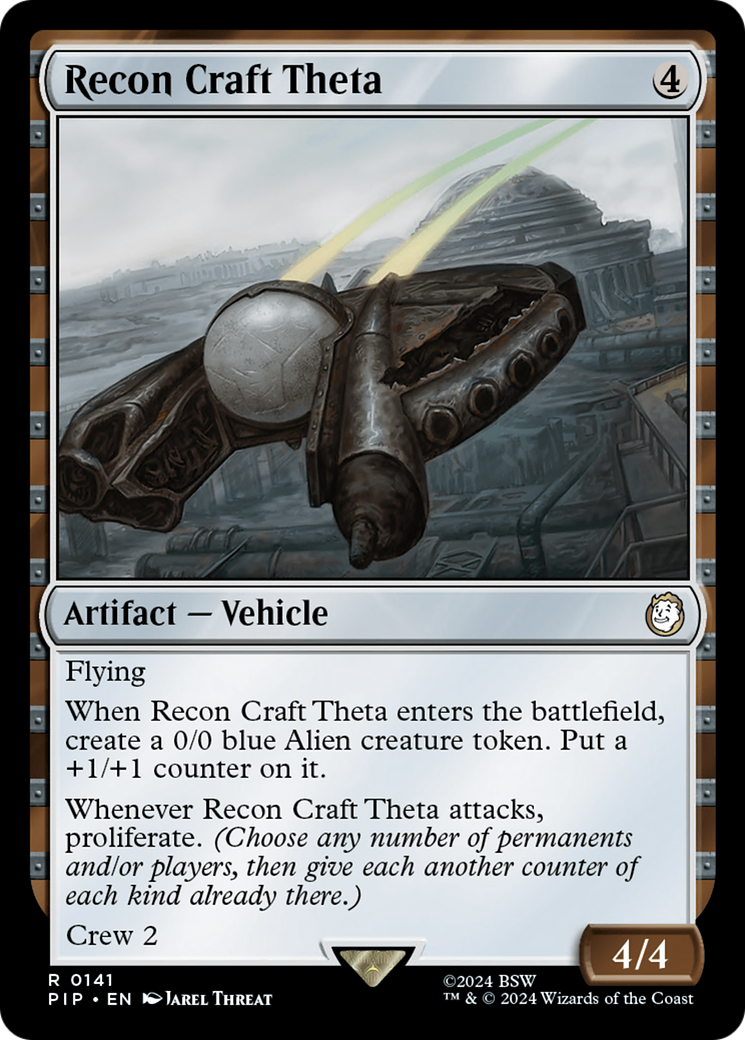 Recon Craft Theta (PIP-141) - Fallout Foil