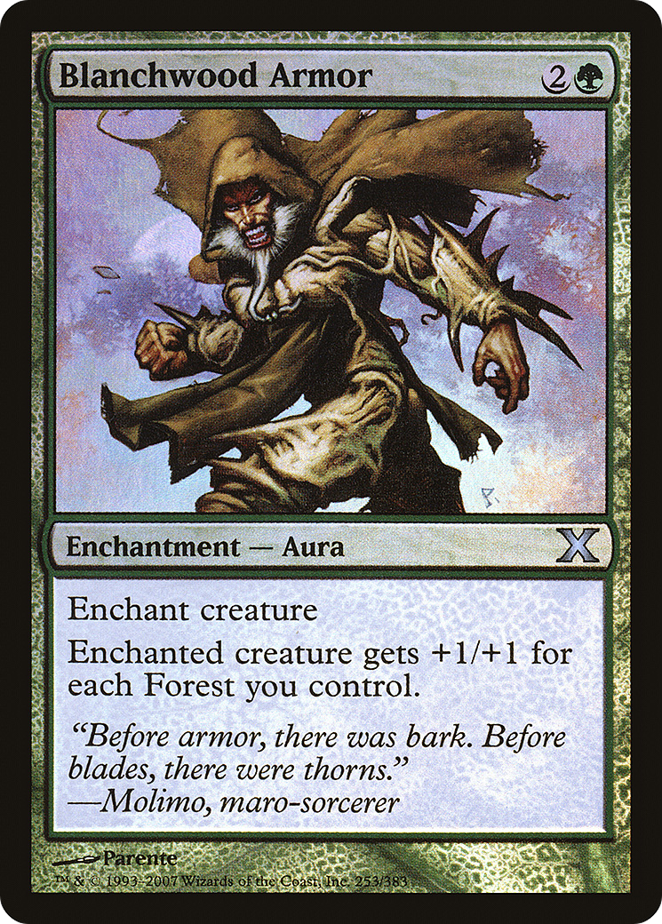 Blanchwood Armor (10E-253★)  Foil - Tenth Edition