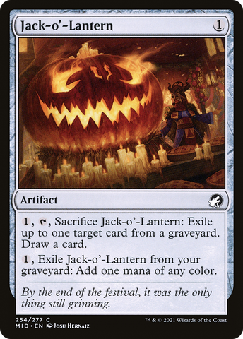 Jack-o'-Lantern (MID-254)  Foil - Innistrad: Midnight Hunt