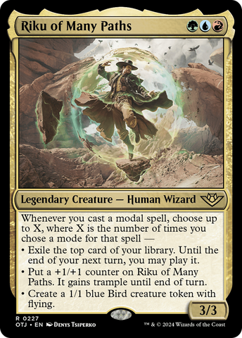 Riku of Many Paths (OTJ-227)  Foil - Outlaws of Thunder Junction