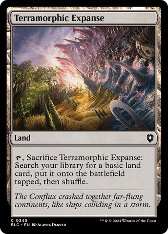 Terramorphic Expanse (BLC-345)  - Bloomburrow Commander