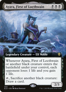 Ayara, First of Locthwain (Extended Art) (ELD-350)  - Throne of Eldraine: (Extended Art)