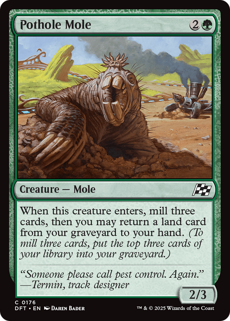 Pothole Mole (DFT-176)  - Aetherdrift
