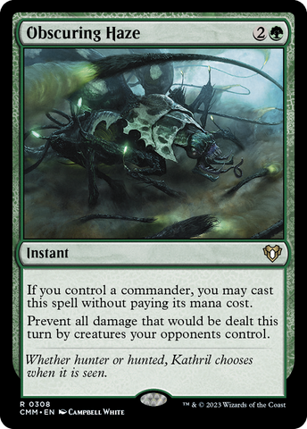 Obscuring Haze (CMM-308)  Foil - Commander Masters