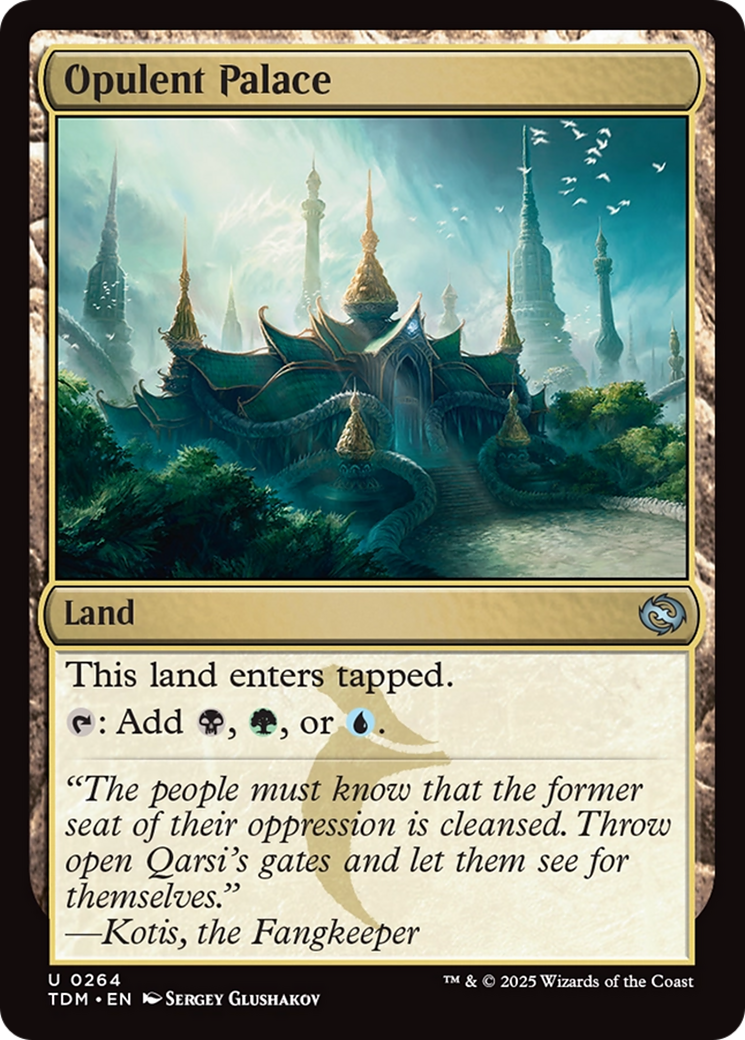 Opulent Palace (TDM-264)  Foil - Tarkir: Dragonstorm