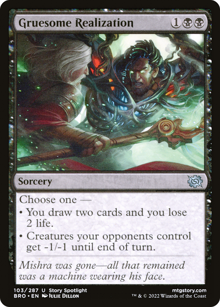 Gruesome Realization (BRO-103)  Foil - The Brothers' War