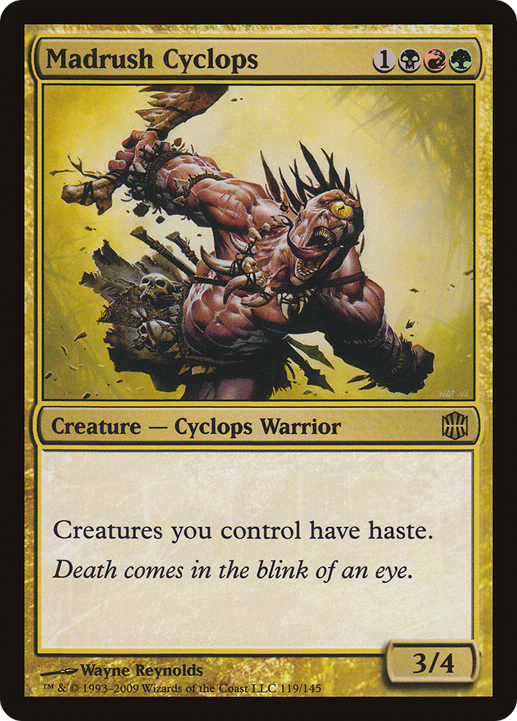 Madrush Cyclops (ARB-119)  Foil - Alara Reborn