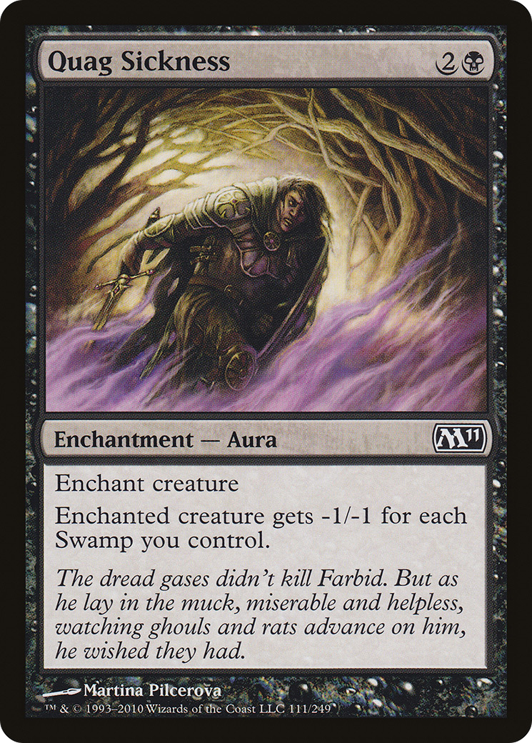 Quag Sickness (M11-111)  Foil - Magic 2011