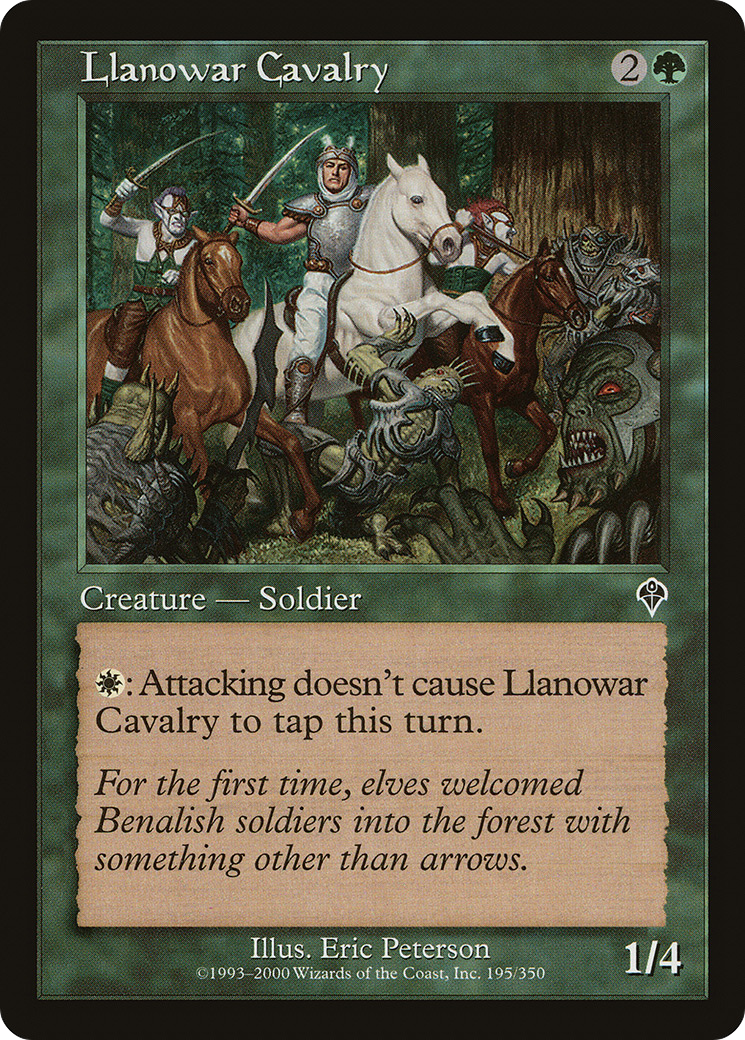 Llanowar Cavalry (INV-195)  - Invasion