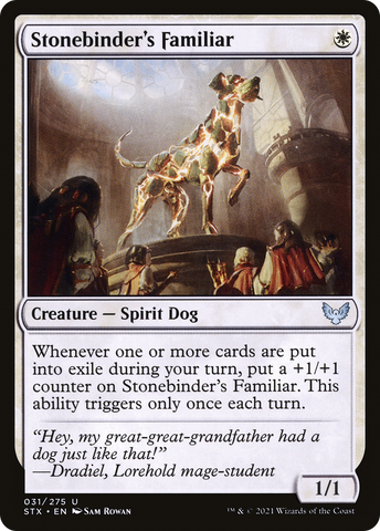 Stonebinder's Familiar (STX-031)  - Strixhaven: School of Mages