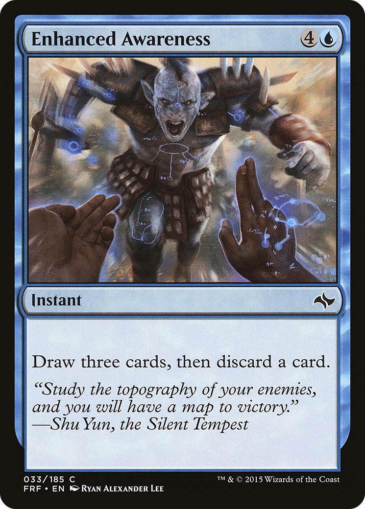 Enhanced Awareness (FRF-033)  Foil - Fate Reforged